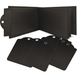 Graphic 45 Rectangle Policy Envelope Album — Black 