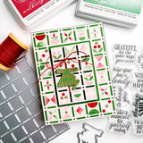 Pinkfresh Studio Refined Grid Builder stencil