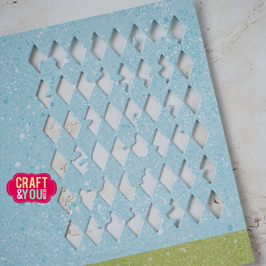 Craft & You Design Rhombus Background Dies (CW368)