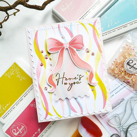 Pinkfresh Studio Elegant Essence Stamp, Die & Stencil Bundle