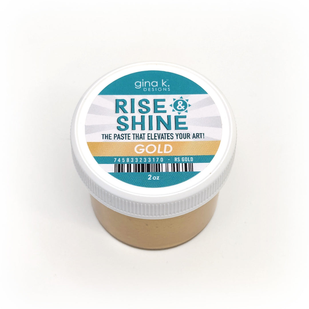 Gina K Design TOOL- Rise and Shine Stencil Paste- Gold