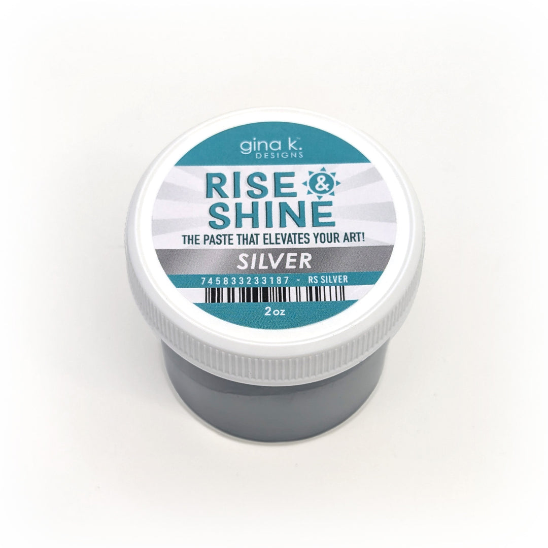 Gina K Design TOOL- Rise and Shine Stencil Paste- Silver