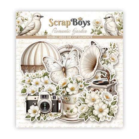 ScrapBoys Romantic Garden Double Sided Die Cut Elements (41pcs) (SB-ROGA-12)