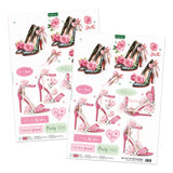 Katy Sue Designs Rose Couture Die Cut Decoupage & Embellishment Collection (pack of 10)