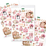 Katy Sue Designs Rose Couture Die Cut Embellishments, 3 sheets