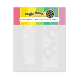 Waffle Flower Crafts Round Bookmark - Book Lover Coloring Stencil