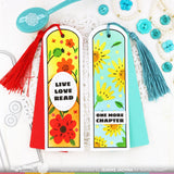 Waffle Flower Crafts Round Bookmark Sayings Stamp Set