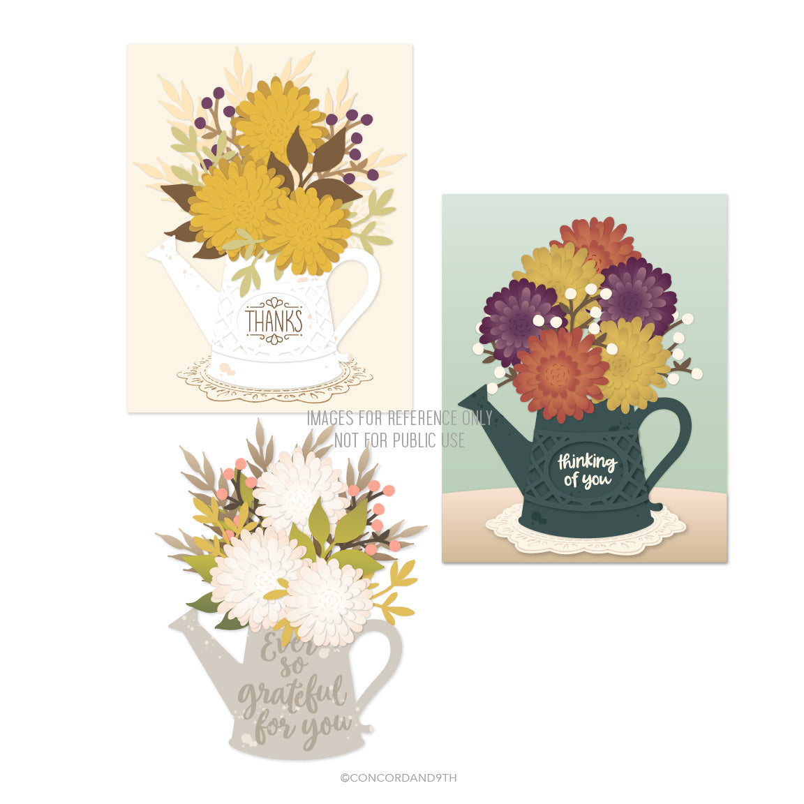 Concord & 9th Rustic Bouquet Stamp & Die Bundle