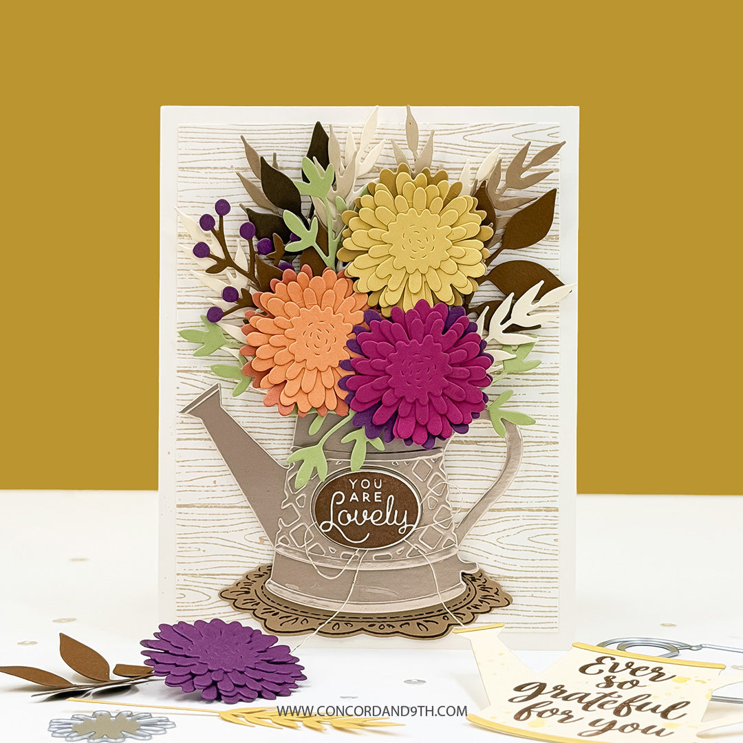 Concord & 9th Rustic Bouquet Stamp & Die Bundle