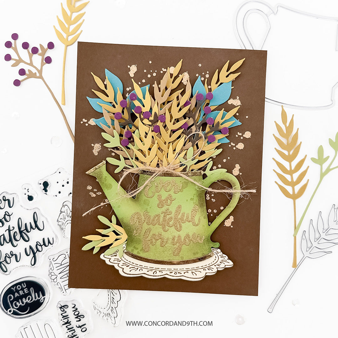 Concord & 9th Rustic Bouquet Stamp & Die Bundle
