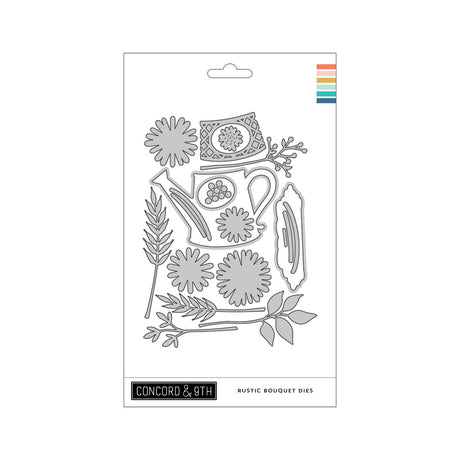 Concord & 9th Rustic Bouquet Stamp & Die Bundle