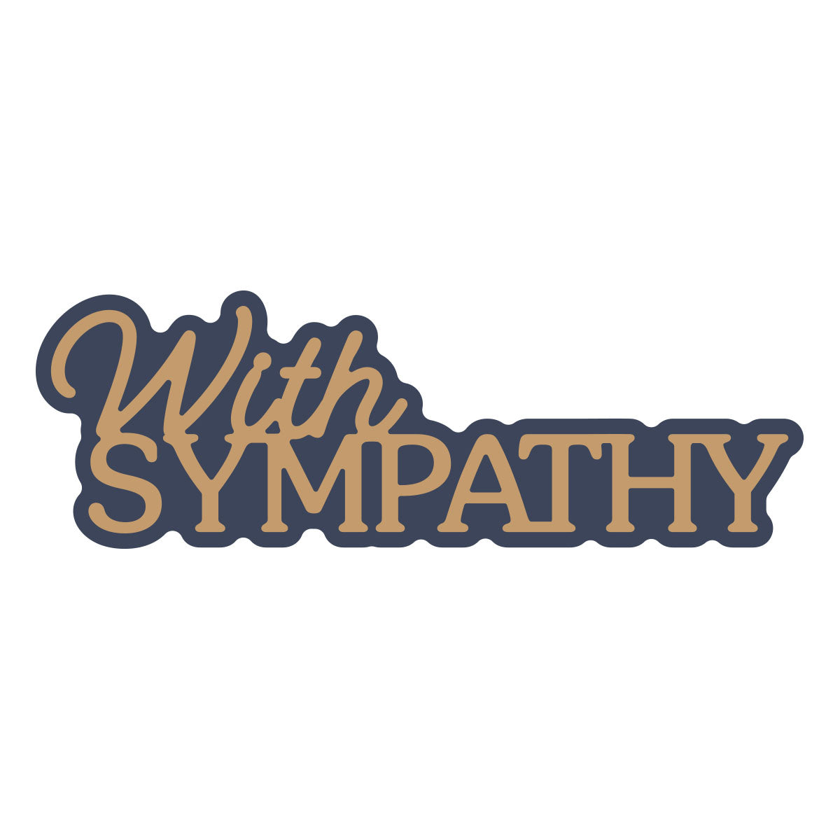 Spellbinders Layered With Sympathy Etched Dies