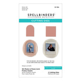 Spellbinders 3D Photo & Floral Arch Frame Inserts Etched Dies - S1-194