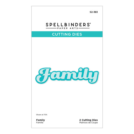 Spellbinders Family Etched Dies from the Storytelling by Spellbinders Collection