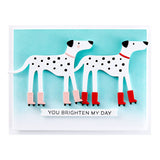 Spellbinders Roller Disco Dottie Etched Dies from the Out and About Collection