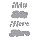 Spellbinders My Hero Etched Dies from the Storytelling by Spellbinders Collection