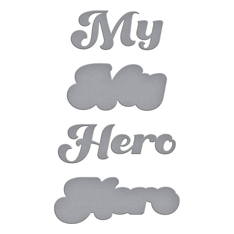 Spellbinders My Hero Etched Dies from the Storytelling by Spellbinders Collection