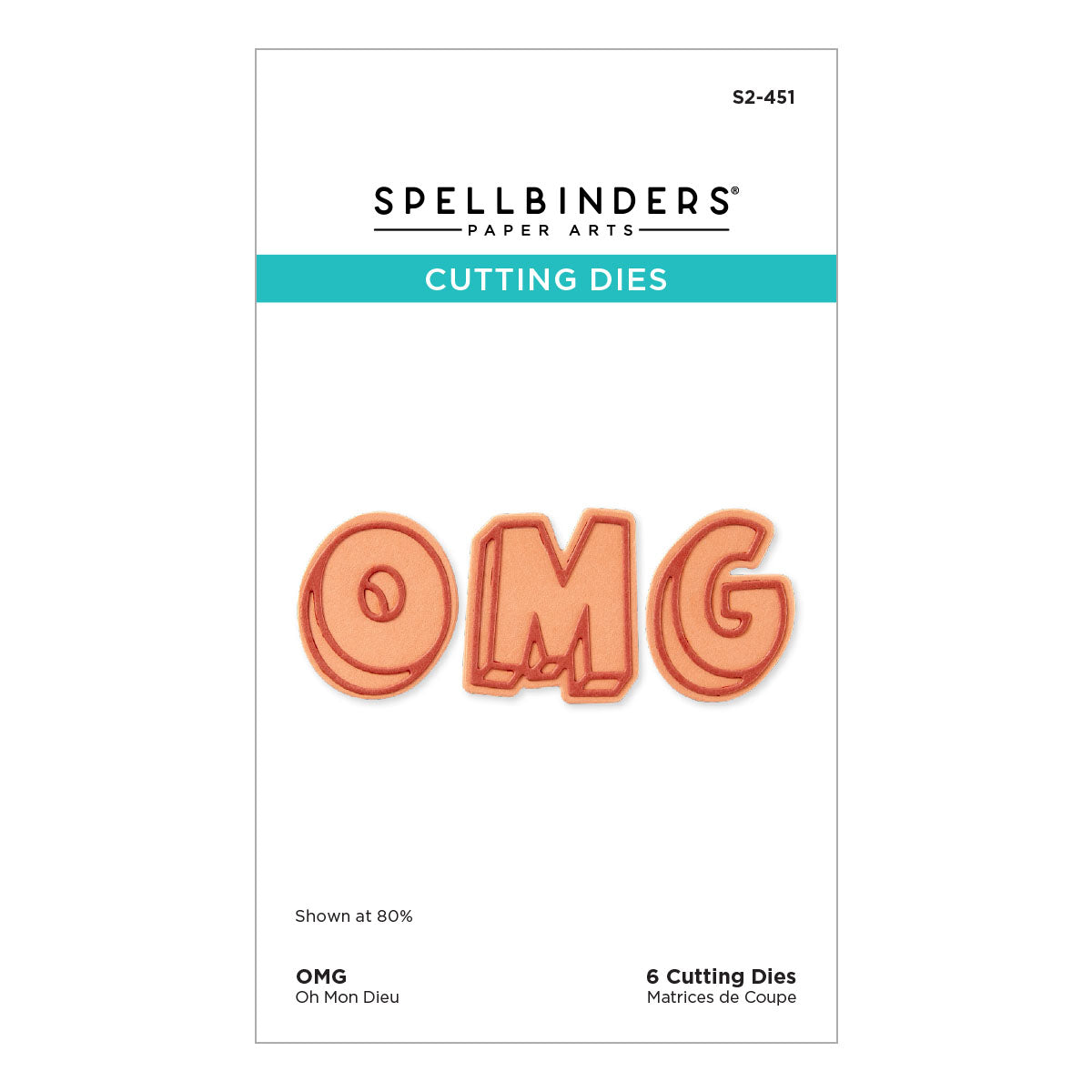 Spellbinders OMG Etched Dies