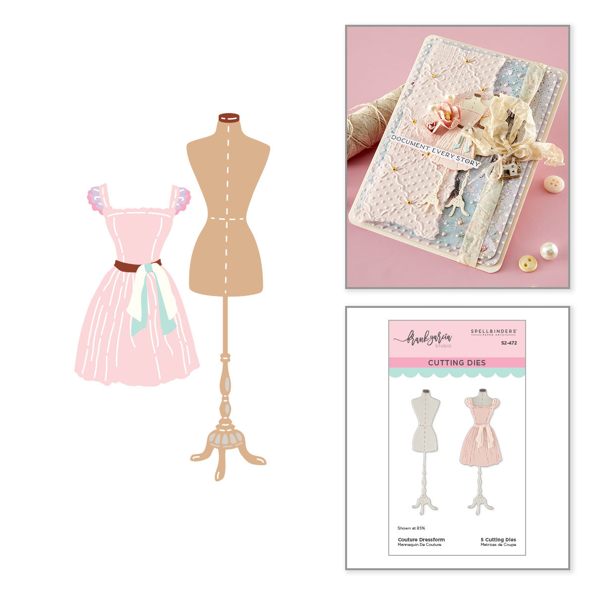 Spellbinders Buttons & Keepsakes I Want It All! + Class Kit Bundle by Frank Garcia postage as per actuals