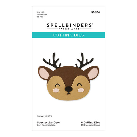 Spellbinders Spectacular Deer Etched Dies - S3-564