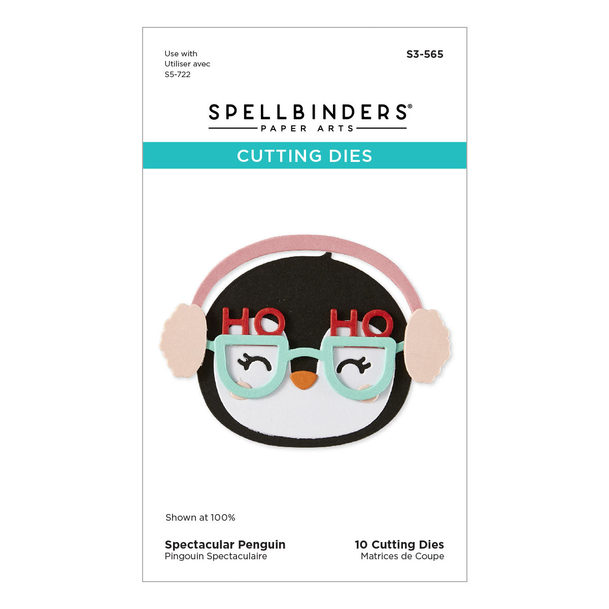 Spellbinders Spectacular Penguin Etched Dies - S3-565