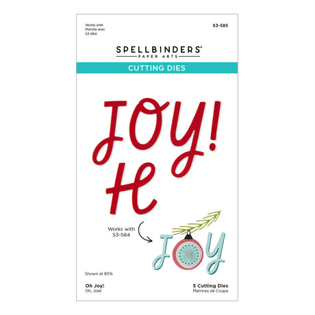 Spellbinders Oh Joy! Etched Stitching Dies S3-585