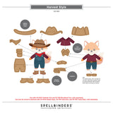 Spellbinders Harvest Style Etched Dies by Allison Frazier S3-591