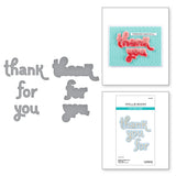 Spellbinders Stitched Thank You & For You Etched Dies from the Out and About Collection