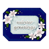 Spellbinders Christmas Greetings Etched Dies from the Home for the Holidays Collection