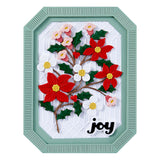 Spellbinders Poinsettia Spray Etched Dies from the Home for the Holidays Collection