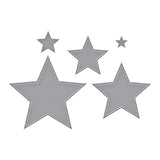 Spellbinders Essential Stars Etched Dies from the All About Christmas Collection by Lisa Horton