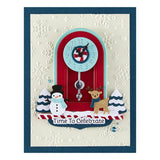 Spellbinders Chiming Christmas Etched Dies from the Cuckoo Cottage Collection