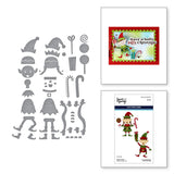Spellbinders Santa's Elves Etched Dies from the North Pole Friends Collection by Simon Hurley