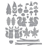 Spellbinders Harvest Time Etched Dies from the Cuckoo Cottage Collection