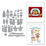 Spellbinders Harvest Time Etched Dies from the Cuckoo Cottage Collection