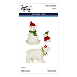 Spellbinders Polar Bear Pals Etched Dies from the North Pole Friends Collection by Simon Hurley