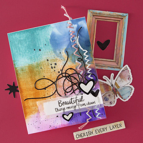 Spellbinders Tangled Threads Etched Dies from the Beautifully Imperfect Collection