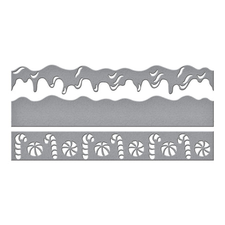 Spellbinders Sweet Borders Etched Dies from the Candy Christmas Collection by Stamperia