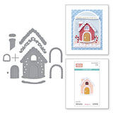 Spellbinders Gingerbread House Etched Dies from the Candy Christmas Collection by Stamperia