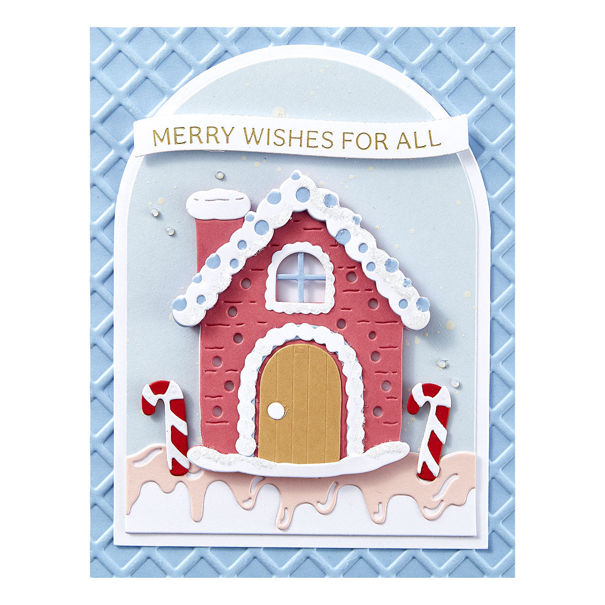 Spellbinders Gingerbread House Etched Dies from the Candy Christmas Collection by Stamperia