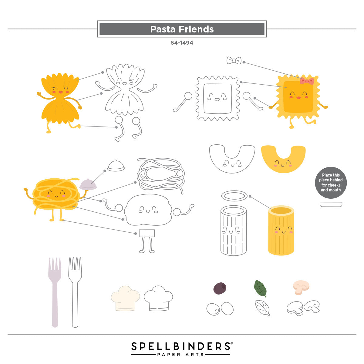 Spellbinders Buon Appetito Want It All! Bundle