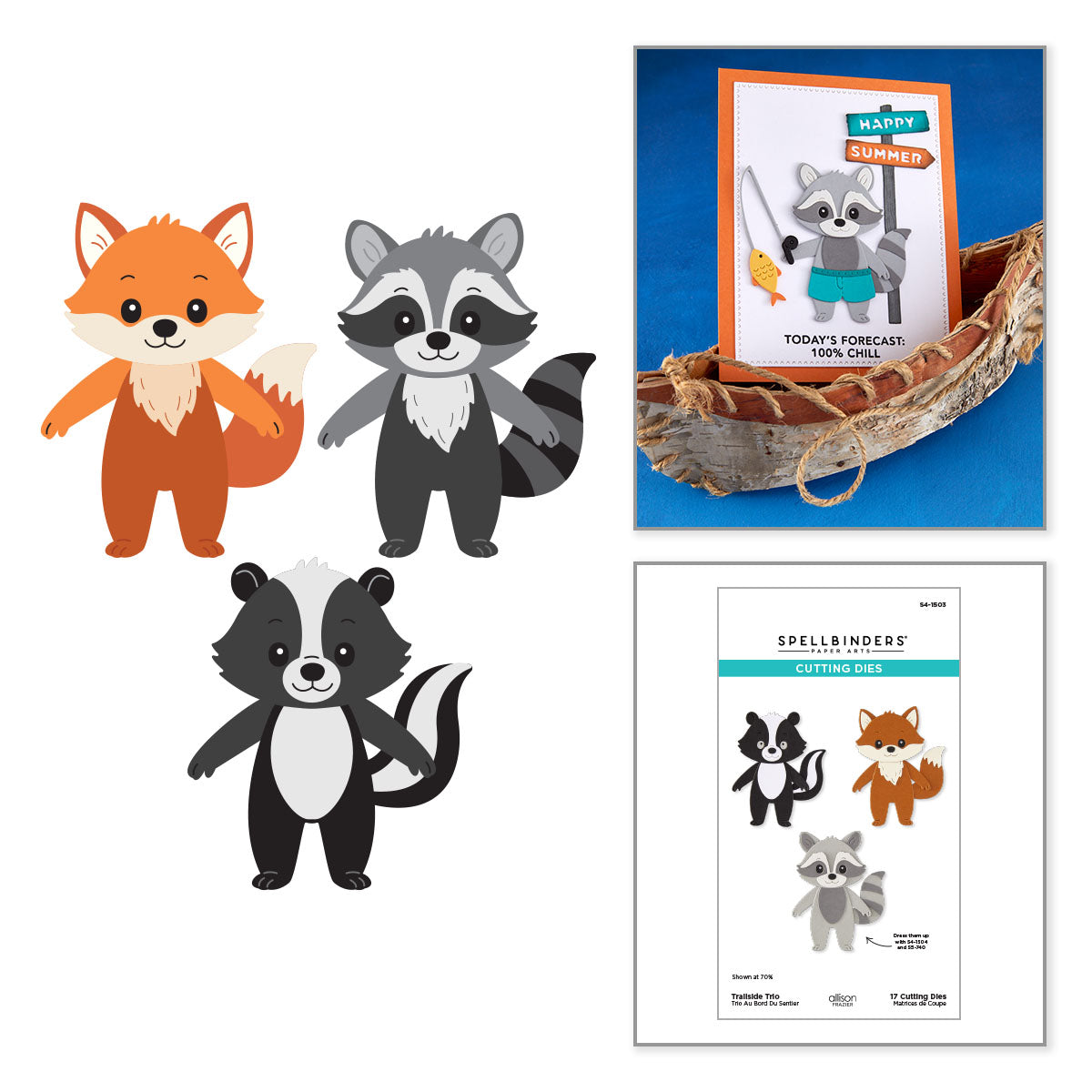 Spellbinders Trailside Trio Etched Dies