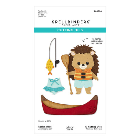 Spellbinders Splash Days Etched Dies