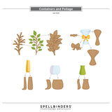 Spellbinders Containers and Foliage Etched Dies by Lisa Horton
