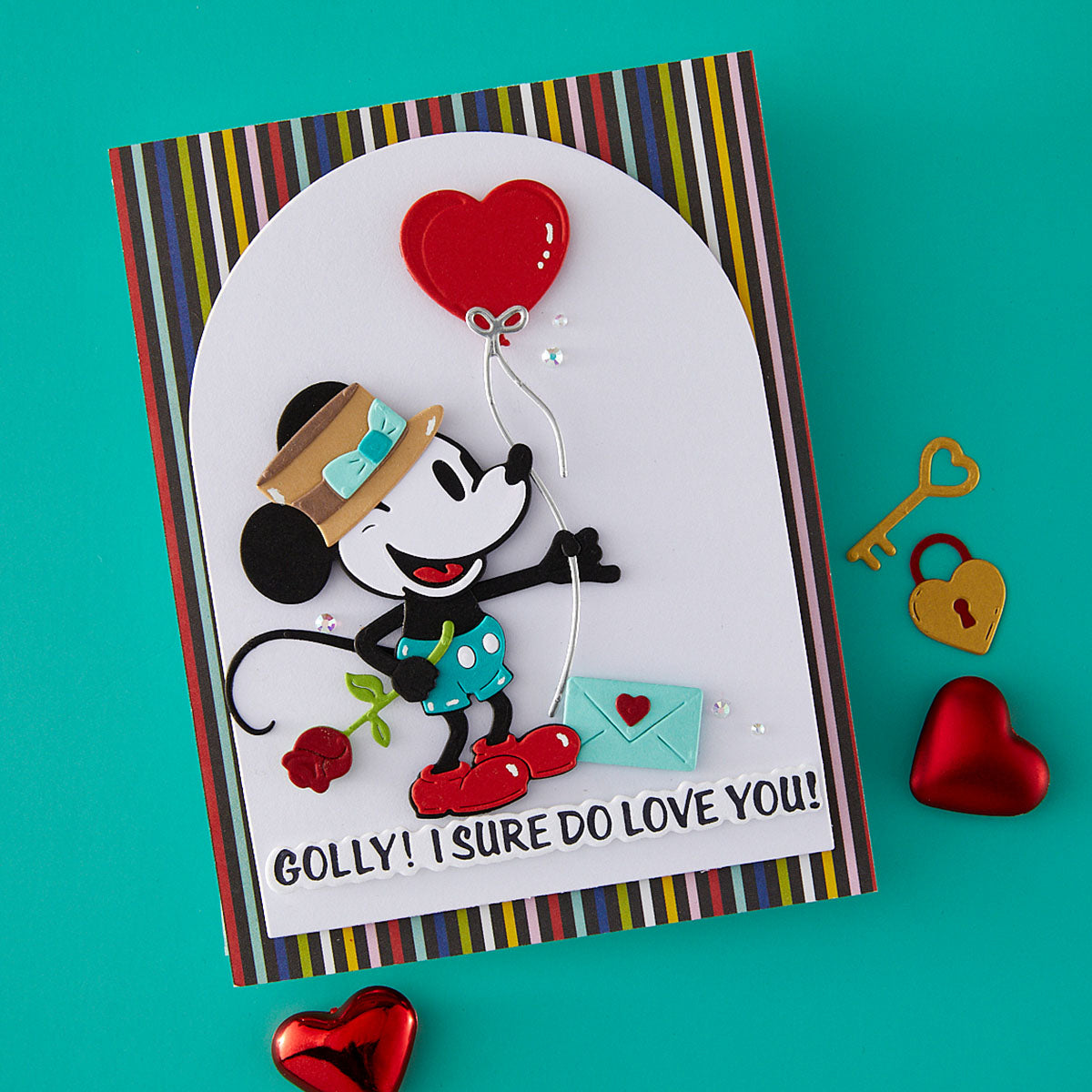 Spellbinders Classic Mouse Love Etched Dies