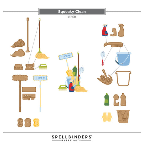 Spellbinders Squeaky Clean Etched Dies