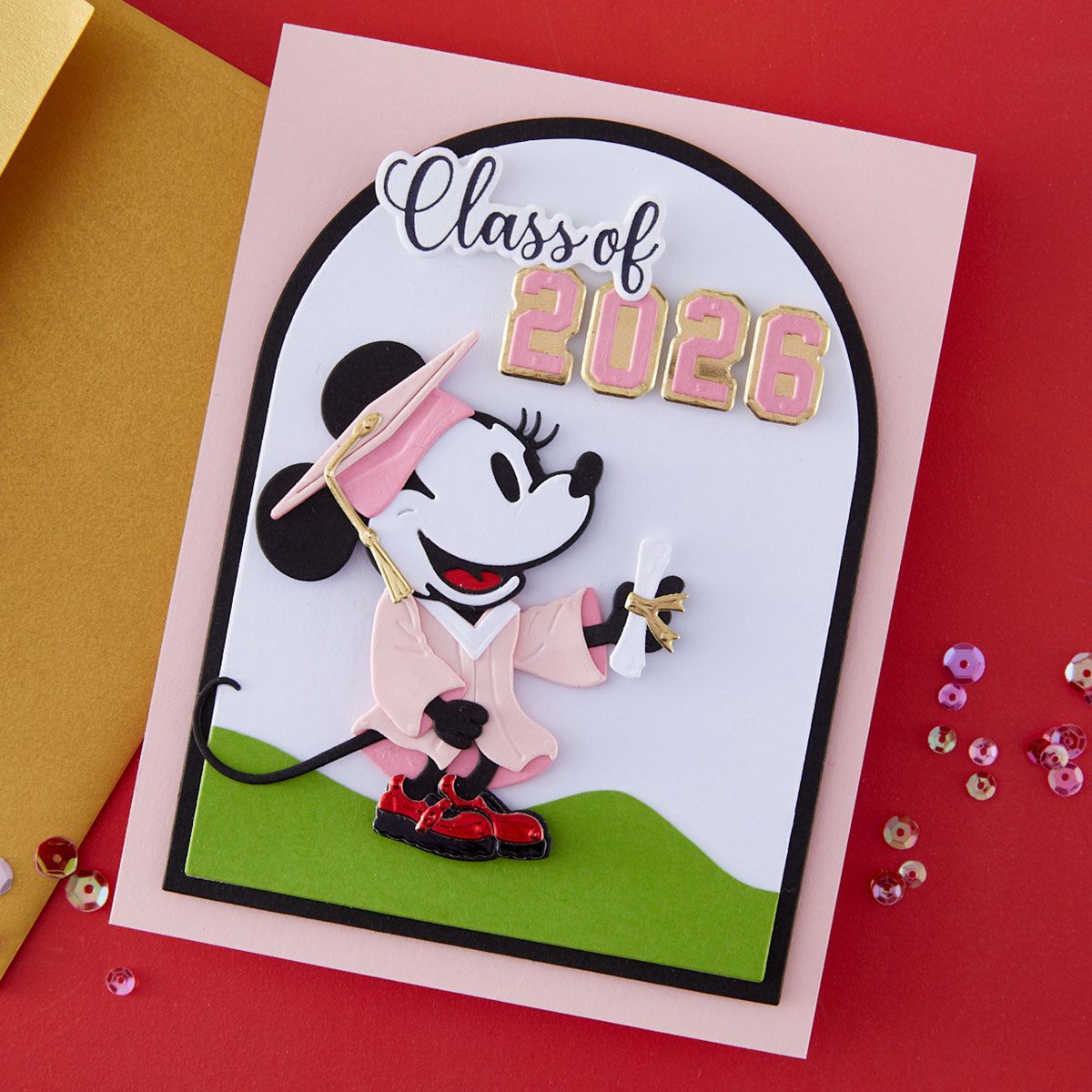 Spellbinders Classic Mouse Graduation Etched Dies