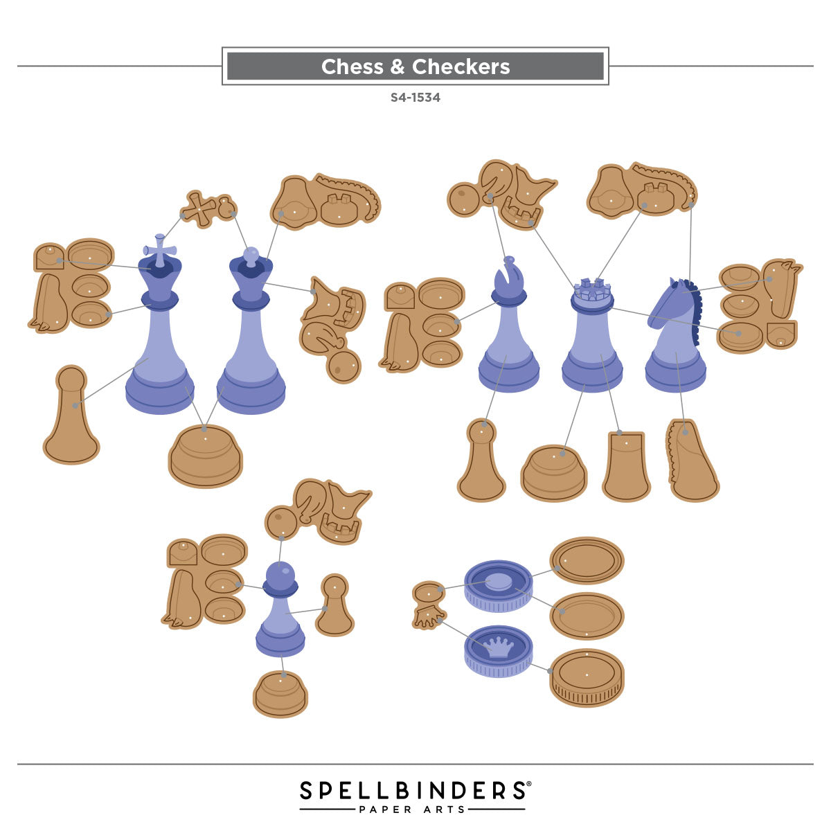 Spellbinders Checkmate I Want It All! Bundle
