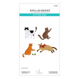 Spellbinders Christmas Cats Etched Dies by Yana Smakula S4-1546