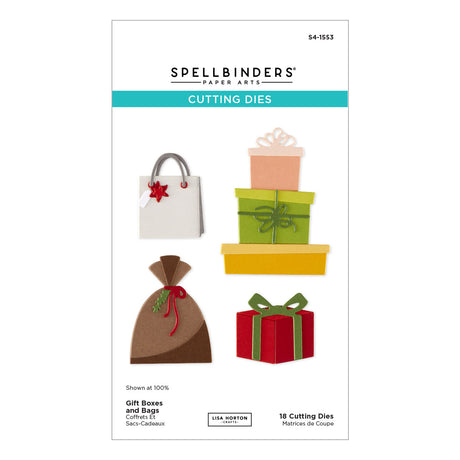 Spellbinders Gift Boxes and Bags Etched Dies by Lisa Horton - S4-1553